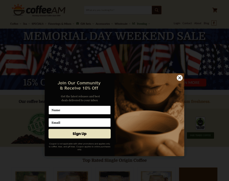 Coffeeam.com thumbnail