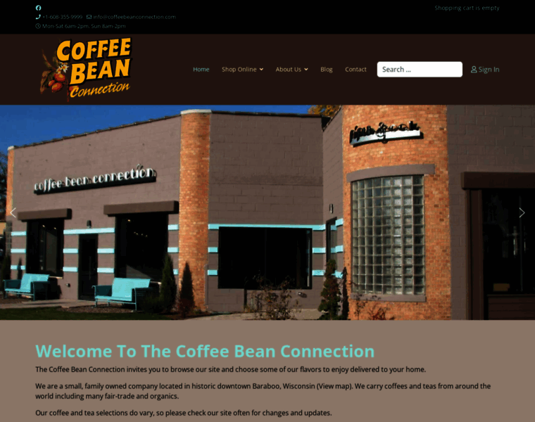 Coffeebeanconnection.com thumbnail