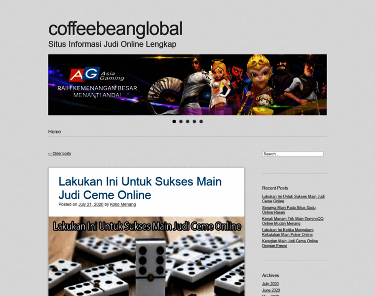 Coffeebeanglobal.com thumbnail
