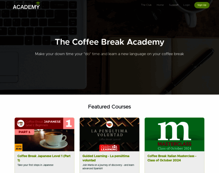 Coffeebreakacademy.com thumbnail