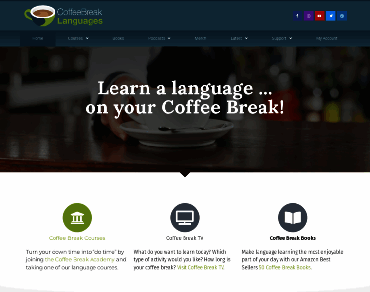 Coffeebreaklanguages.com thumbnail Coffeebreaklanguages.com thumbnail