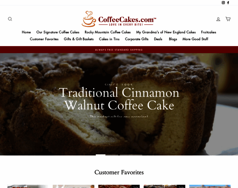 Coffeecake.com thumbnail