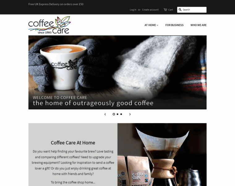 Coffeecare.co.uk thumbnail