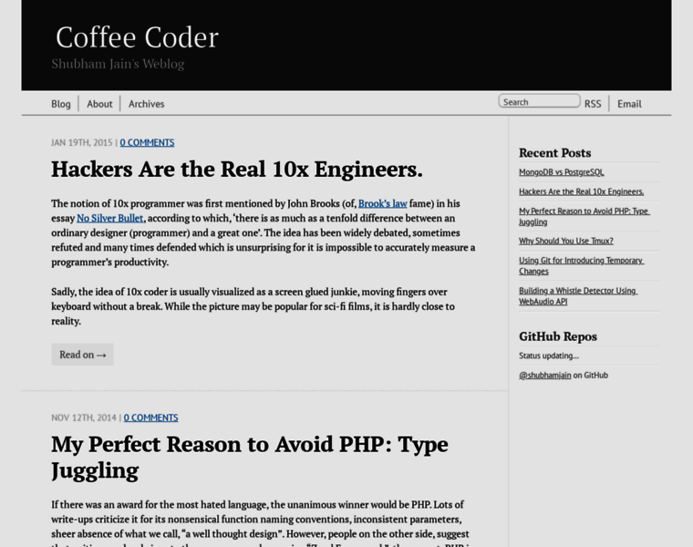 Coffeecoder.net thumbnail