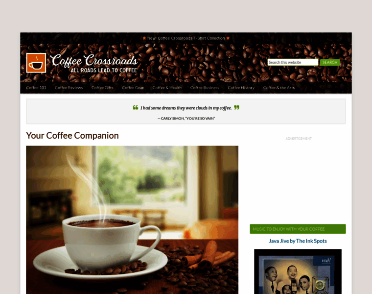Coffeecrossroads.com thumbnail