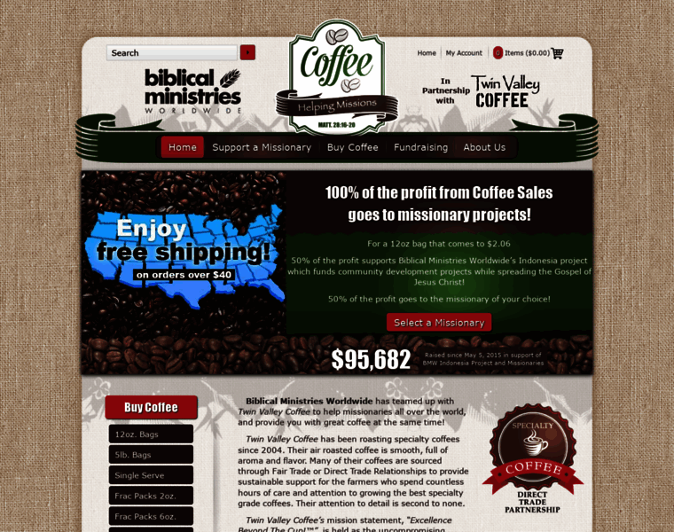 Coffeehelpingmissions.com thumbnail