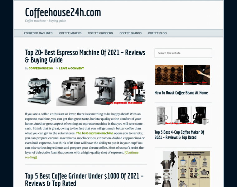 Coffeehouse24h.com thumbnail