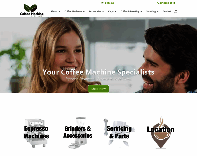 Coffeemachinespecialist.com.au thumbnail