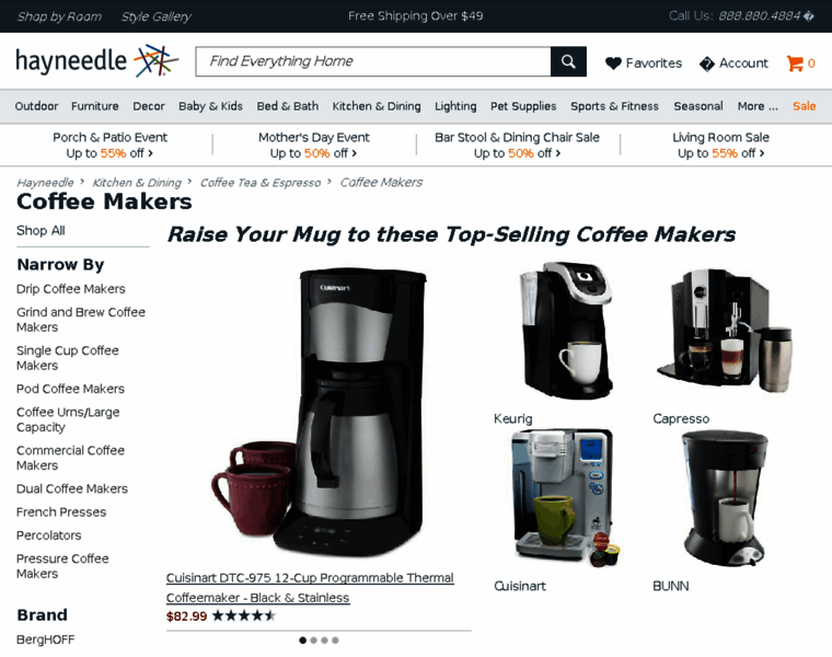 Coffeemakers.com thumbnail