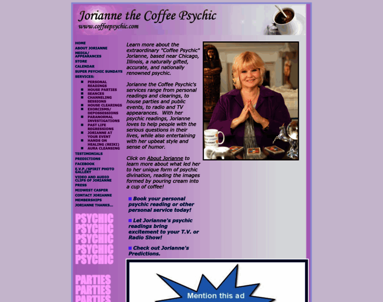 Coffeepsychic.com thumbnail