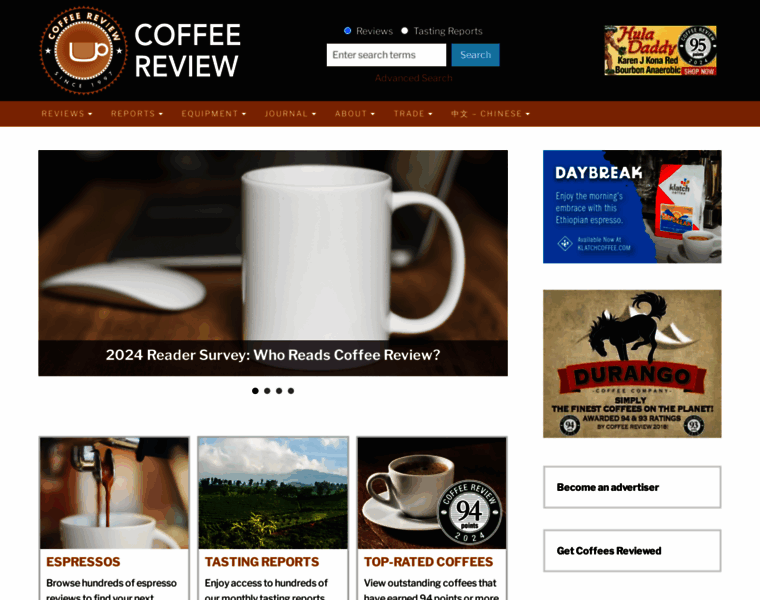 Coffeereview.com thumbnail