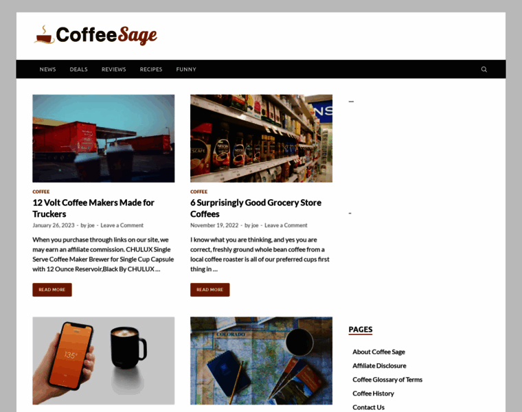Coffeesage.com thumbnail