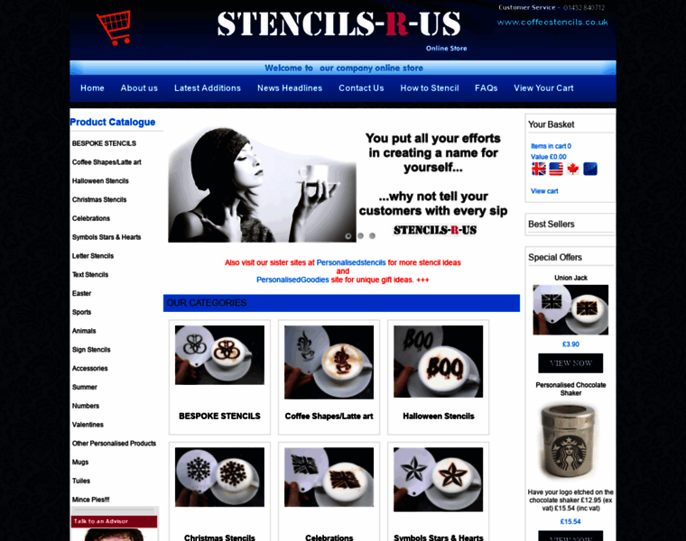 Coffeestencils.co.uk thumbnail