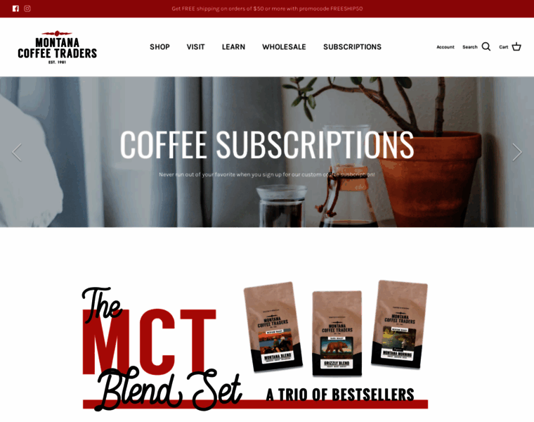 Coffeetraders.com thumbnail