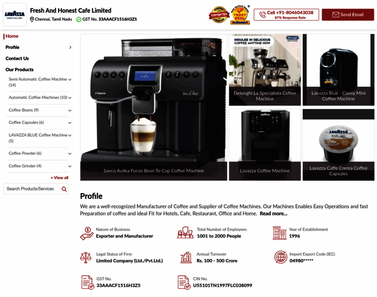 Coffeevendingmachine.co.in thumbnail
