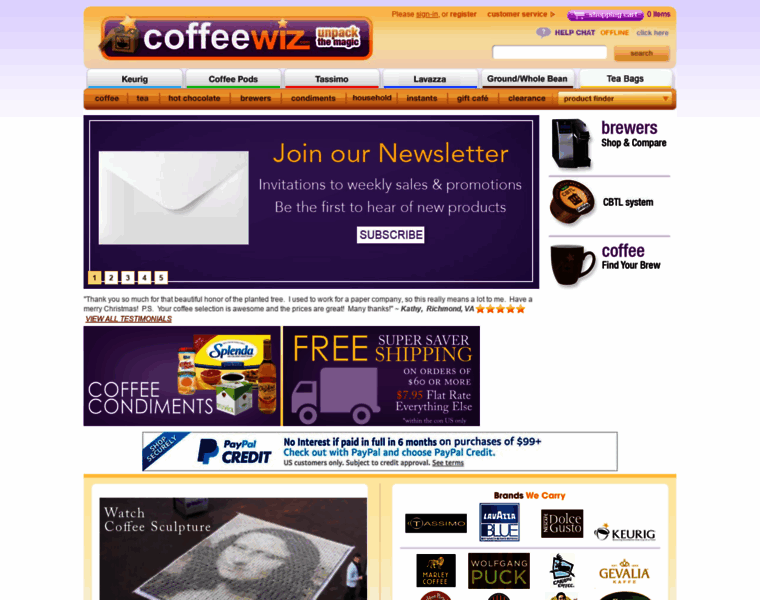 Coffeewiz.com thumbnail