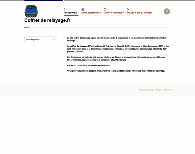 Coffretderelayage.fr thumbnail