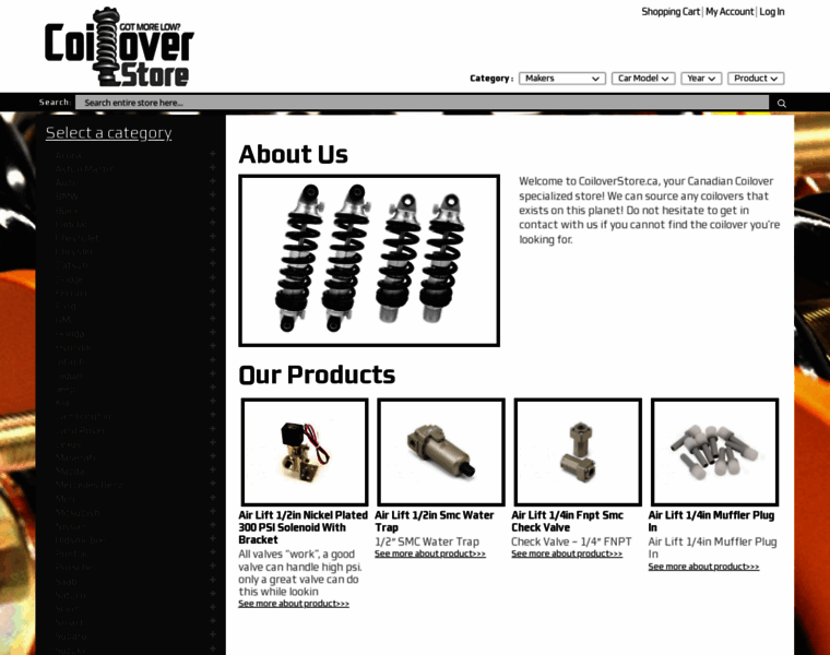 Coiloverstore.ca thumbnail