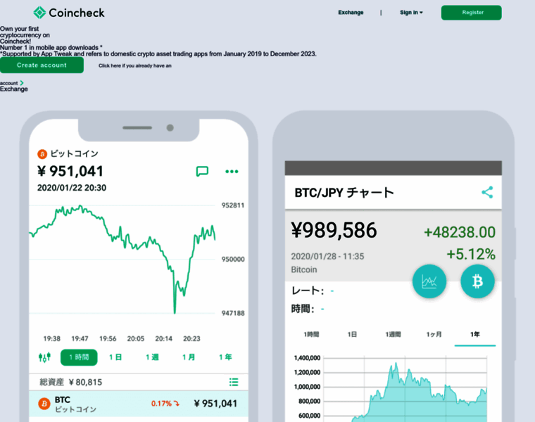 Coincheck.com thumbnail Coincheck.com thumbnail