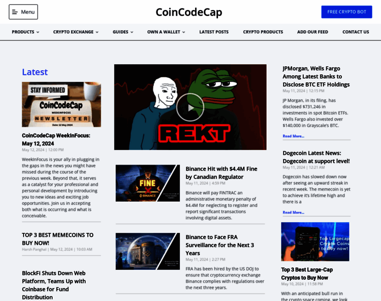 Coincodecap.com thumbnail