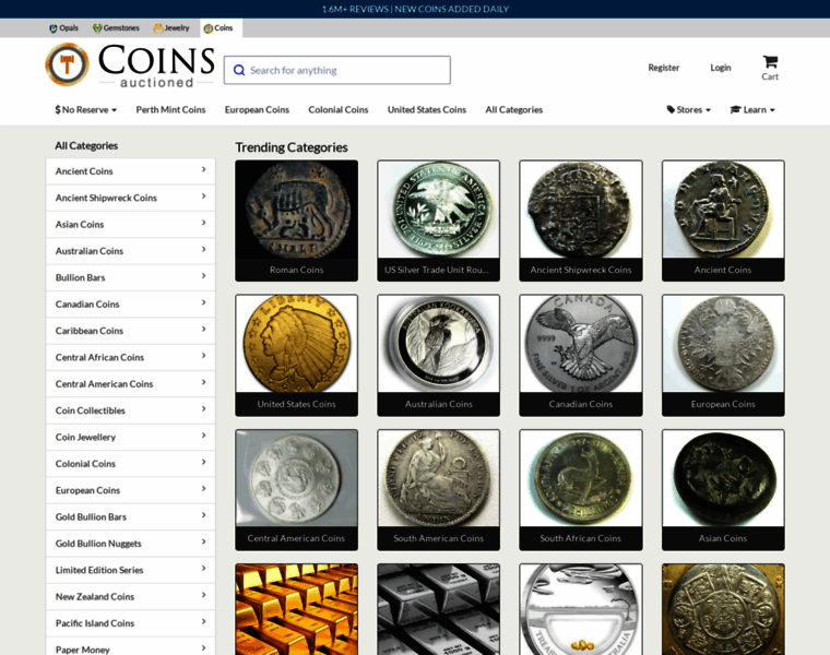 Coins-auctioned.com thumbnail