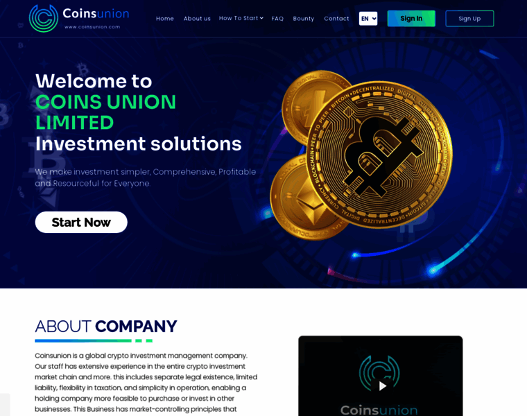 Coinsunion.biz thumbnail