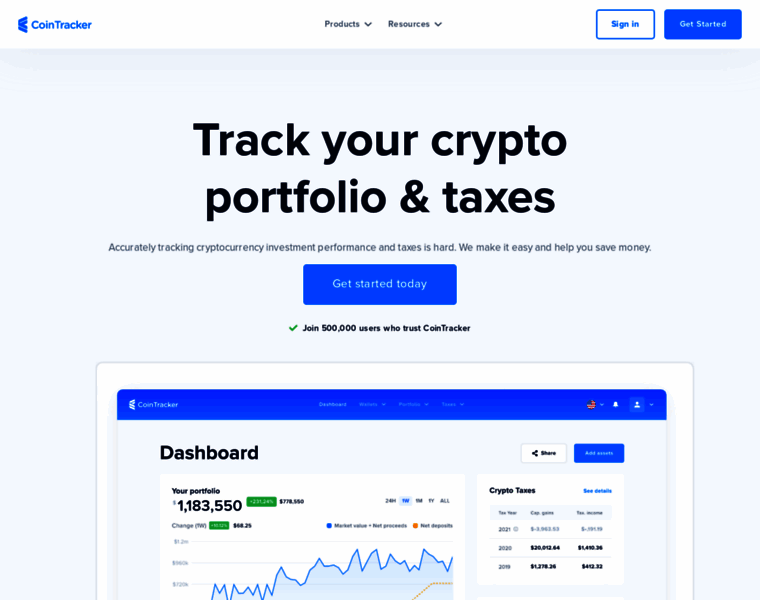Cointracker.network thumbnail