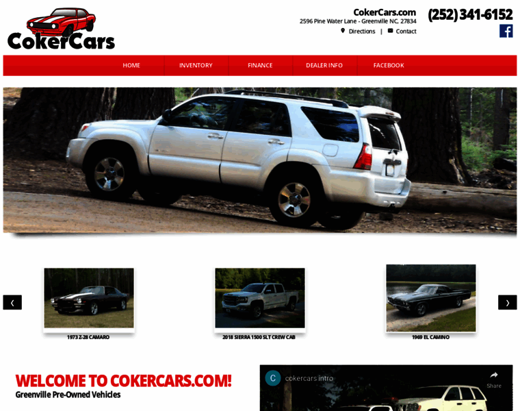 Cokercars.com thumbnail