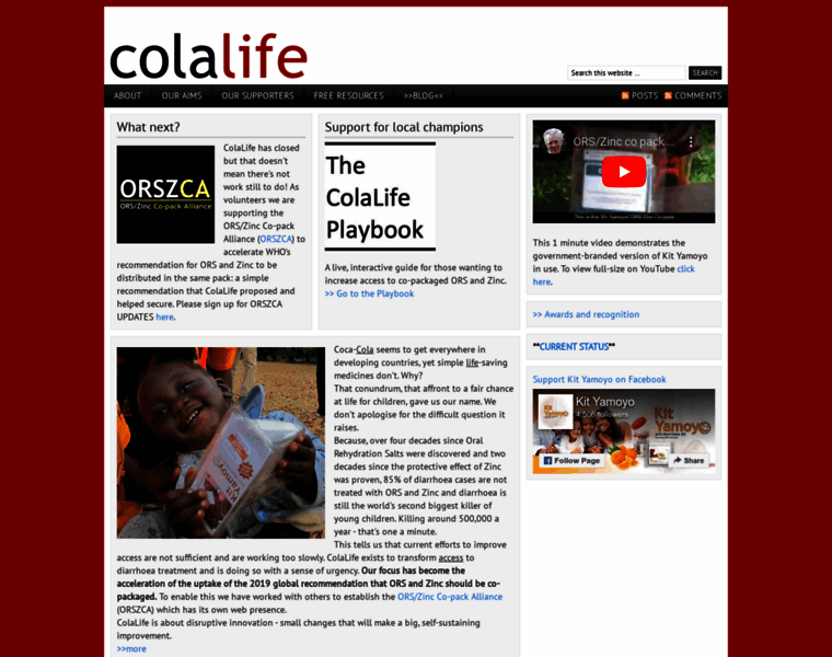Colalife.org thumbnail
