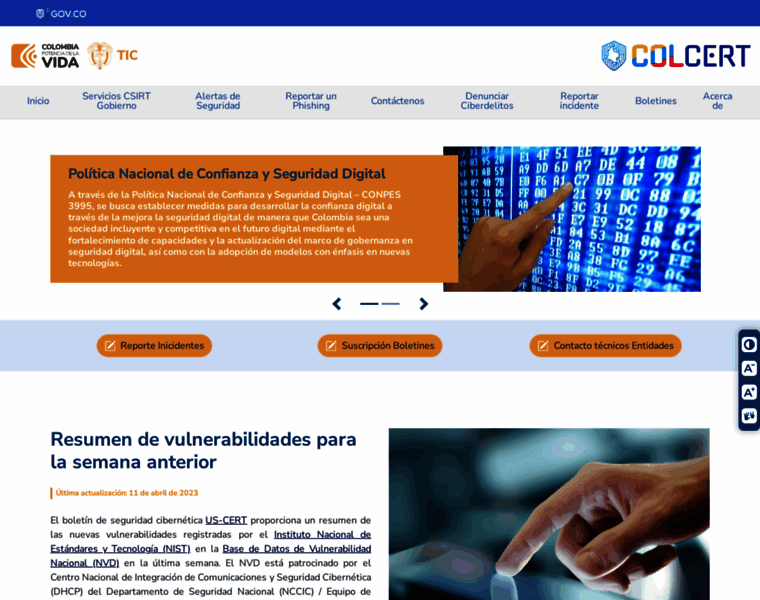 Colcert.gov.co thumbnail