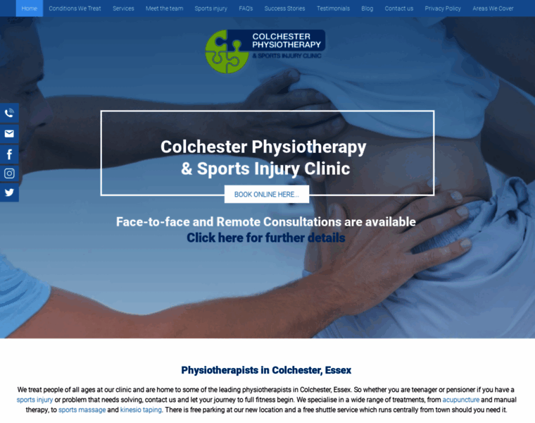 Colchesterphysiotherapy.com thumbnail