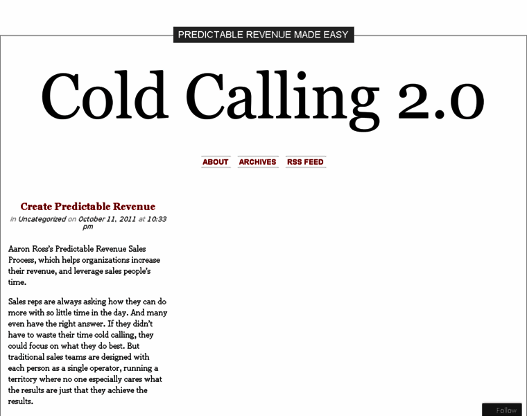 Coldcalling2.com thumbnail
