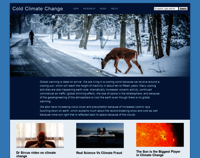 Coldclimatechange.com thumbnail