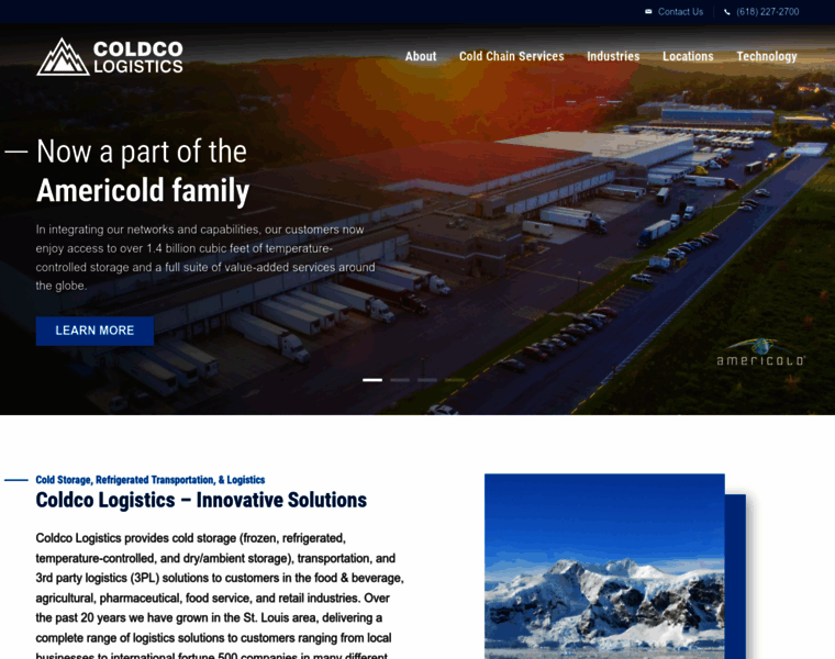 Coldcologistics.com thumbnail