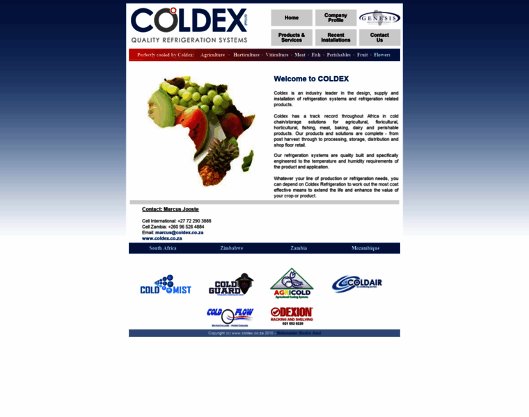 Coldex.co.za thumbnail