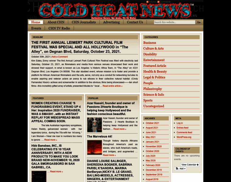 Coldheatnews.com thumbnail