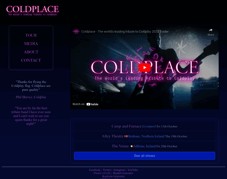 Coldplace.co.uk thumbnail