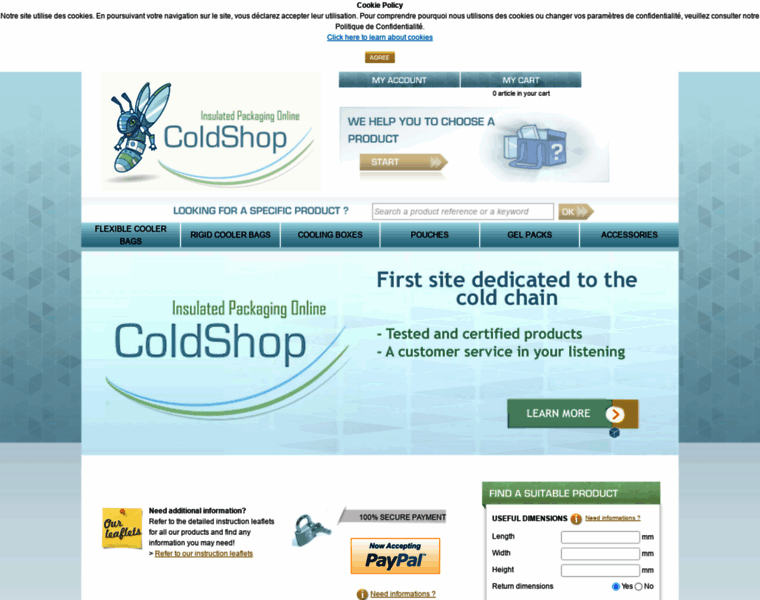 Coldshop.com thumbnail