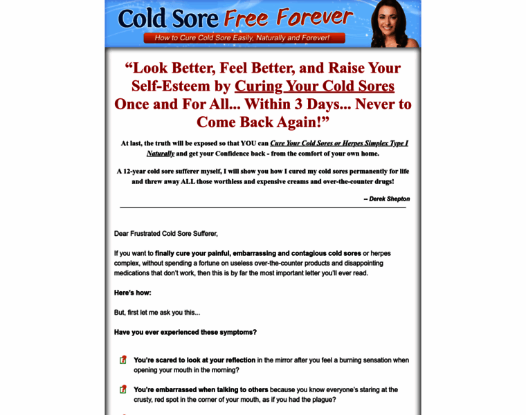 Coldsorefreeforever.com thumbnail