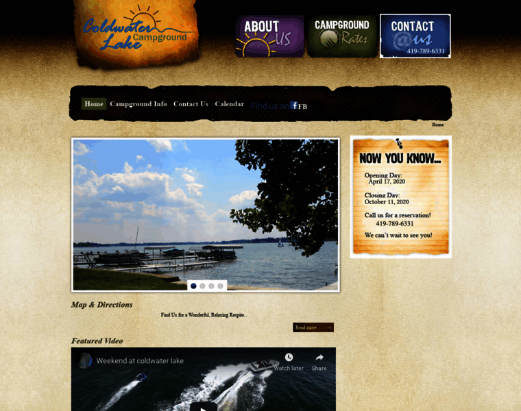 Coldwaterlakecampground.com thumbnail
