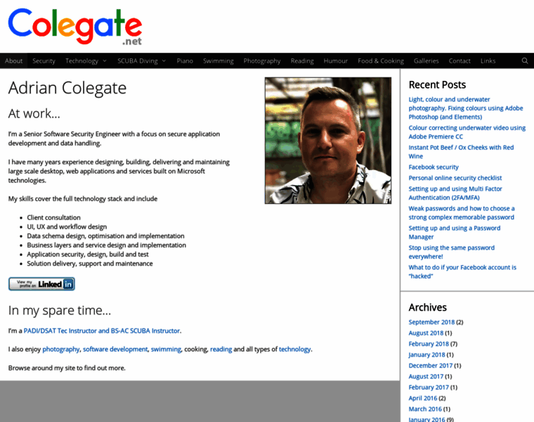 Colegate.net thumbnail