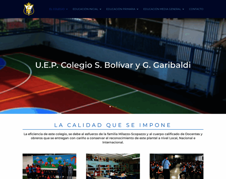 Colegiobolivarygaribaldi.com.ve thumbnail