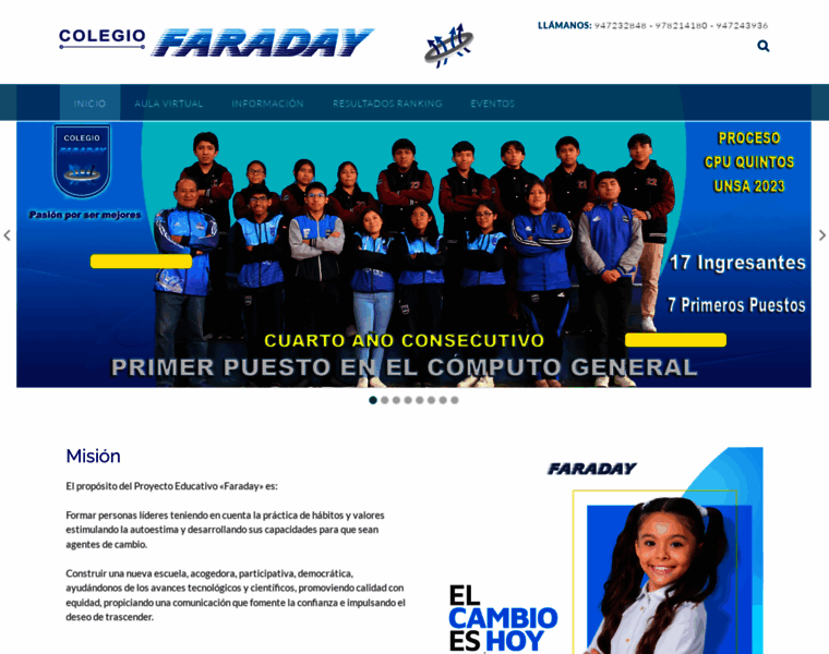Colegiofaraday.edu.pe thumbnail