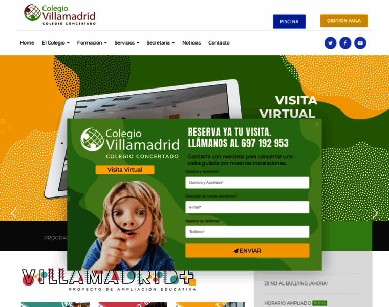 Colegiovillamadrid.com thumbnail