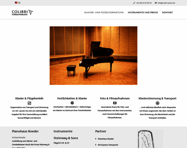 Colibri-pianos.de thumbnail