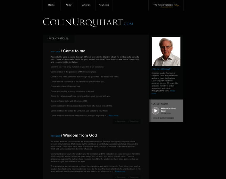 Colinurquhart.com thumbnail