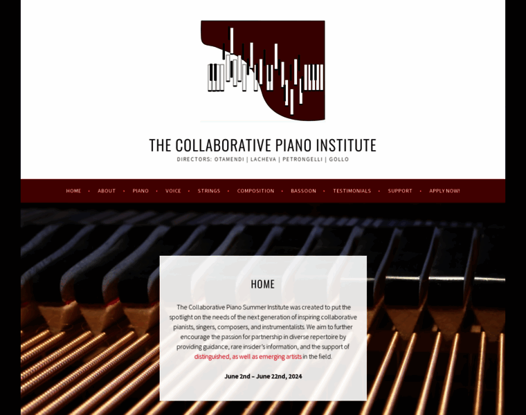 Collaborativepianoinstitute.org thumbnail