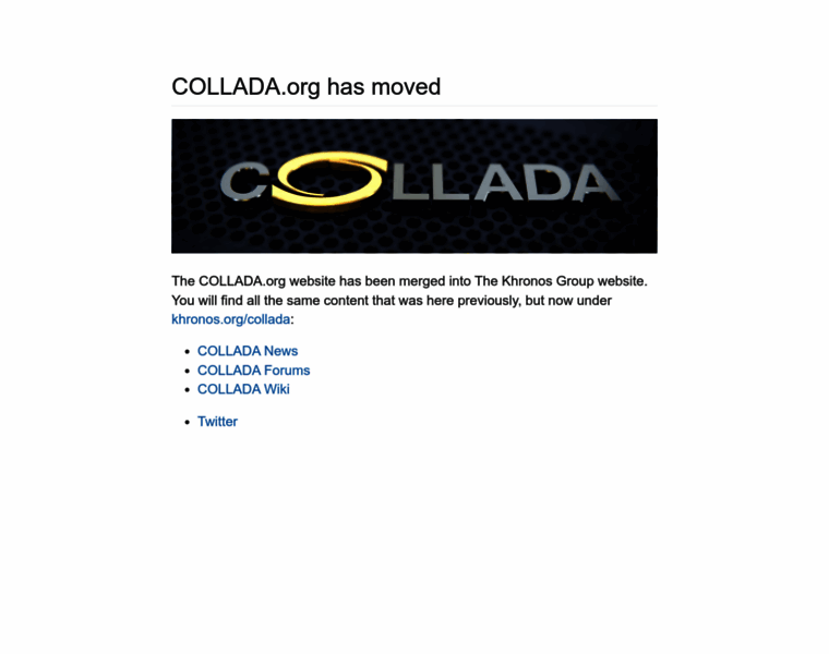 Collada.org thumbnail