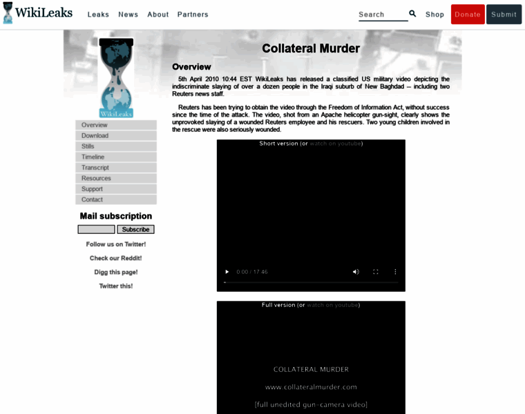 Collateralmurder.wikileaks.org thumbnail