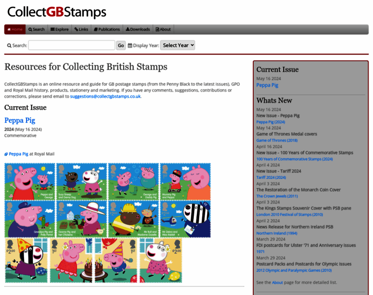 Collectgbstamps.co.uk thumbnail